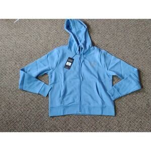 True Religion Global Zip Hoodie Womens XXL Blue Logo NWT